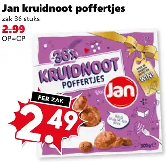 Coop Jan kruidnoot poffertjes aanbieding