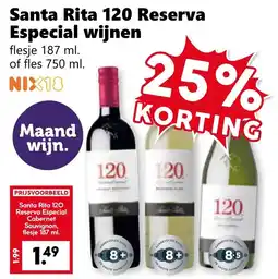 Coop Santa Rita 120 Reserva Especial wijnen aanbieding