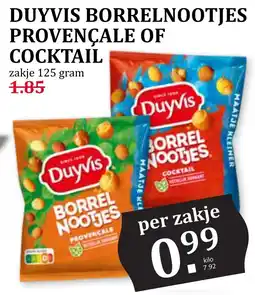 Coop DUYVIS BORRELNOOTJES PROVENÇALE OF COCKTAIL aanbieding