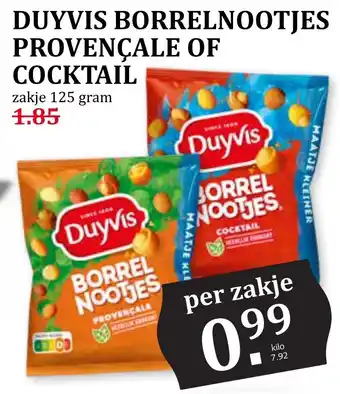 Coop DUYVIS BORRELNOOTJES PROVENÇALE OF COCKTAIL aanbieding