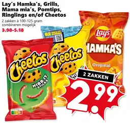 Coop Lay's Hamka's, Grills, Mama mia's, Pomtips, Ringlings en/of Cheetos aanbieding