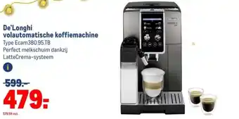 Makro De'Longhi volautomatische koffiemachine aanbieding