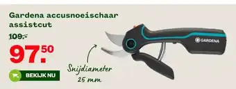 Welkoop Gardena accusnoeischaar assistcut aanbieding