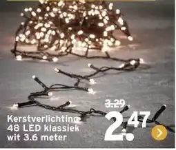 GAMMA Kerstverlichting 48 LED klassiek aanbieding