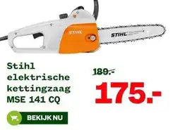 Welkoop Stihl elektrische kettingzaag MSE 141 CQ aanbieding