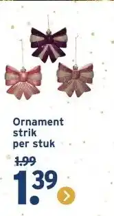 GAMMA Ornament strik aanbieding