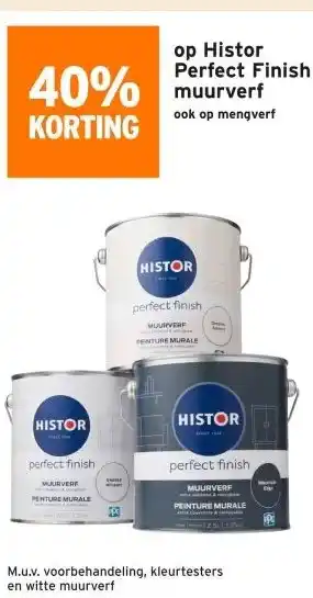 GAMMA Histor Perfect Finish muurverf aanbieding