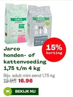 Welkoop Jarco honden- of kattenvoeding 1,75 t/m 4 kg aanbieding