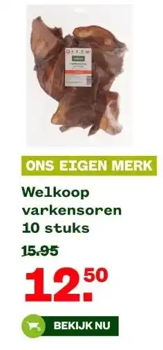 Welkoop Welkoop varkensoren aanbieding