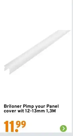 GAMMA Briloner Pimp your Panel cover wit 12-13mm 1,3M aanbieding