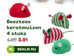Welkoop Beeztees kerstmuizen aanbieding