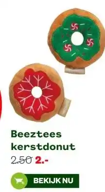 Welkoop Beeztees kerstdonut aanbieding