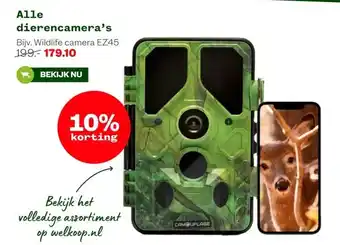 Welkoop Alle dierencamera's aanbieding