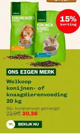 Welkoop Welkoop konijnen- of knaagdierenvoeding aanbieding