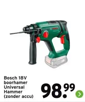 GAMMA Bosch 18V boorhamer Universal Hammer (zonder accu) aanbieding