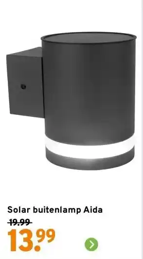 GAMMA Solar buitenlamp Aida aanbieding