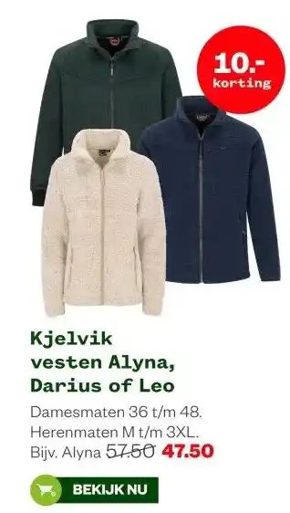 Welkoop Kjelvik vesten Alyna, Darius of Leo aanbieding