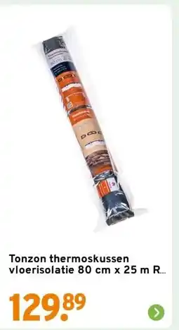 GAMMA Tonzon thermoskussen vloerisolatie 80 cm x 25 m Rd 4.8 aanbieding