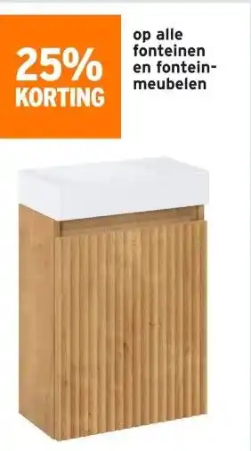 GAMMA alle fonteinen en fontein- meubelen aanbieding