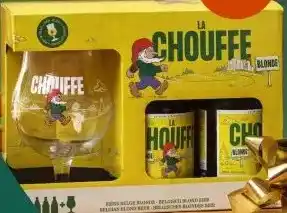 Gall & Gall La Chouffe Blond met Glas 4X33CL aanbieding