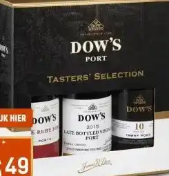 Gall & Gall Dow's Port Tasters' Selection Cadeaupakket 15CL aanbieding