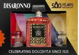 Gall & Gall Disaronno 500 Years met 2 glazen 70CL aanbieding