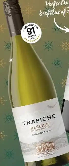 Gall & Gall Trapiche Reserve Chardonnay 75CL aanbieding