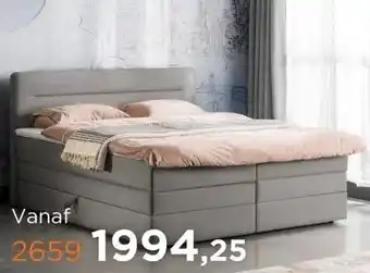 TotaalBED Opbergboxspring Hamburg met klep aanbieding