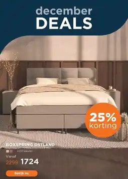 TotaalBED Boxspring Ostland aanbieding