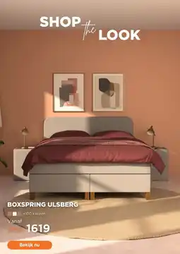 TotaalBED Boxspring Ulsberg vlak aanbieding