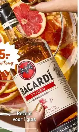 Gall & Gall Bacardí Spiced 100CL aanbieding