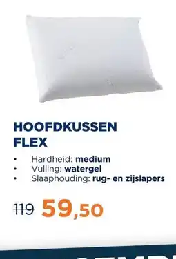 TotaalBED Hoofdkussen Flex | Watergel aanbieding