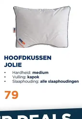TotaalBED Hoofdkussen Jolie | Kapok aanbieding