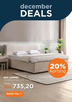TotaalBED Bed Lommel | 140 x 200 cm | Sino 919, mint aanbieding