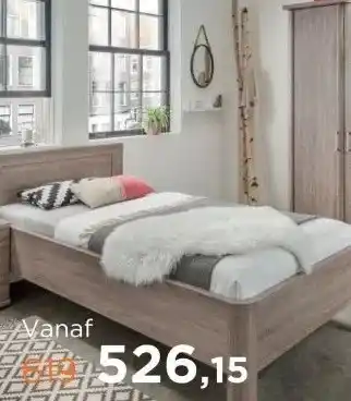 TotaalBED Bed Ibiza | 140 x 200 cm | Truffel Eik aanbieding