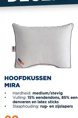 TotaalBED Hoofdkussen Mira | Dons & Latex aanbieding