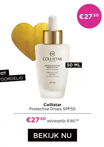 ICI Paris XL Collistar Protective Drops SPF50 aanbieding