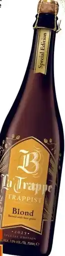 Gall & Gall La Trappe Blond Special Edition 75CL aanbieding