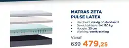 TotaalBED Matras Zeta Pulse-latex | 70 x 200 cm | Standaard aanbieding