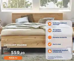 TotaalBED Bed Madrid aanbieding