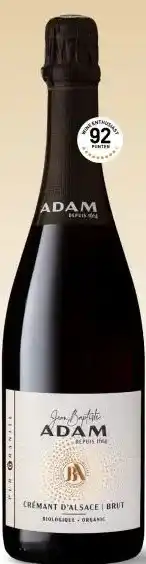 Gall & Gall Adam Crémant d'Alsace Brut 75CL aanbieding