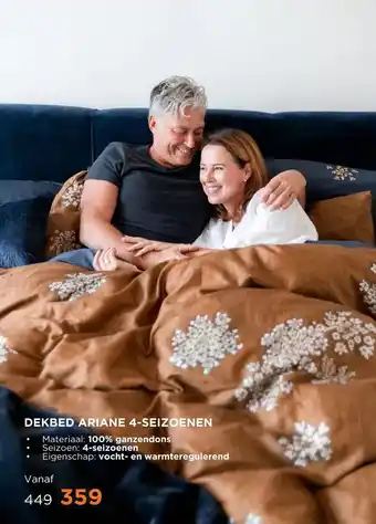 TotaalBED DEKBED ARIANE 4-SEIZOENEN aanbieding