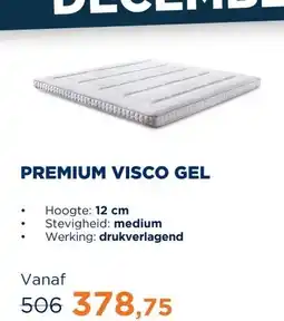 TotaalBED Topmatras Premium | Visco Gel aanbieding
