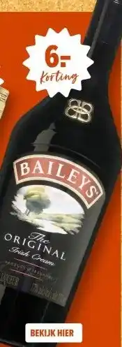 Gall & Gall Baileys Original Irish Cream 100CL aanbieding