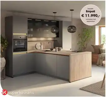 Superkeukens keuken Empoli aanbieding