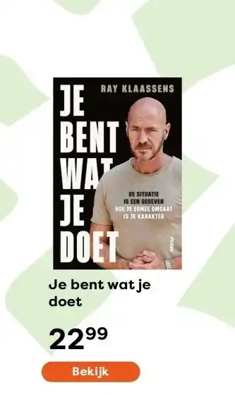 The Read Shop Je bent wat je doet aanbieding