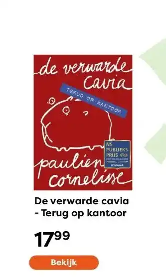 The Read Shop De verwarde cavia - Terug op kantoor aanbieding