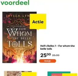 The Read Shop Hell's Belles 1 - For whom the belle tolls aanbieding