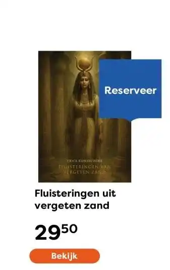 The Read Shop Fluisteringen uit vergeten zand aanbieding