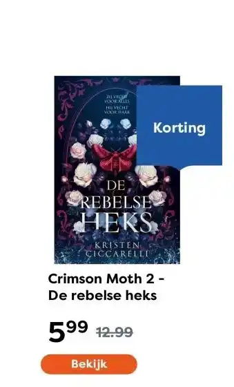 The Read Shop Crimson Moth 2 - De rebelse heks aanbieding